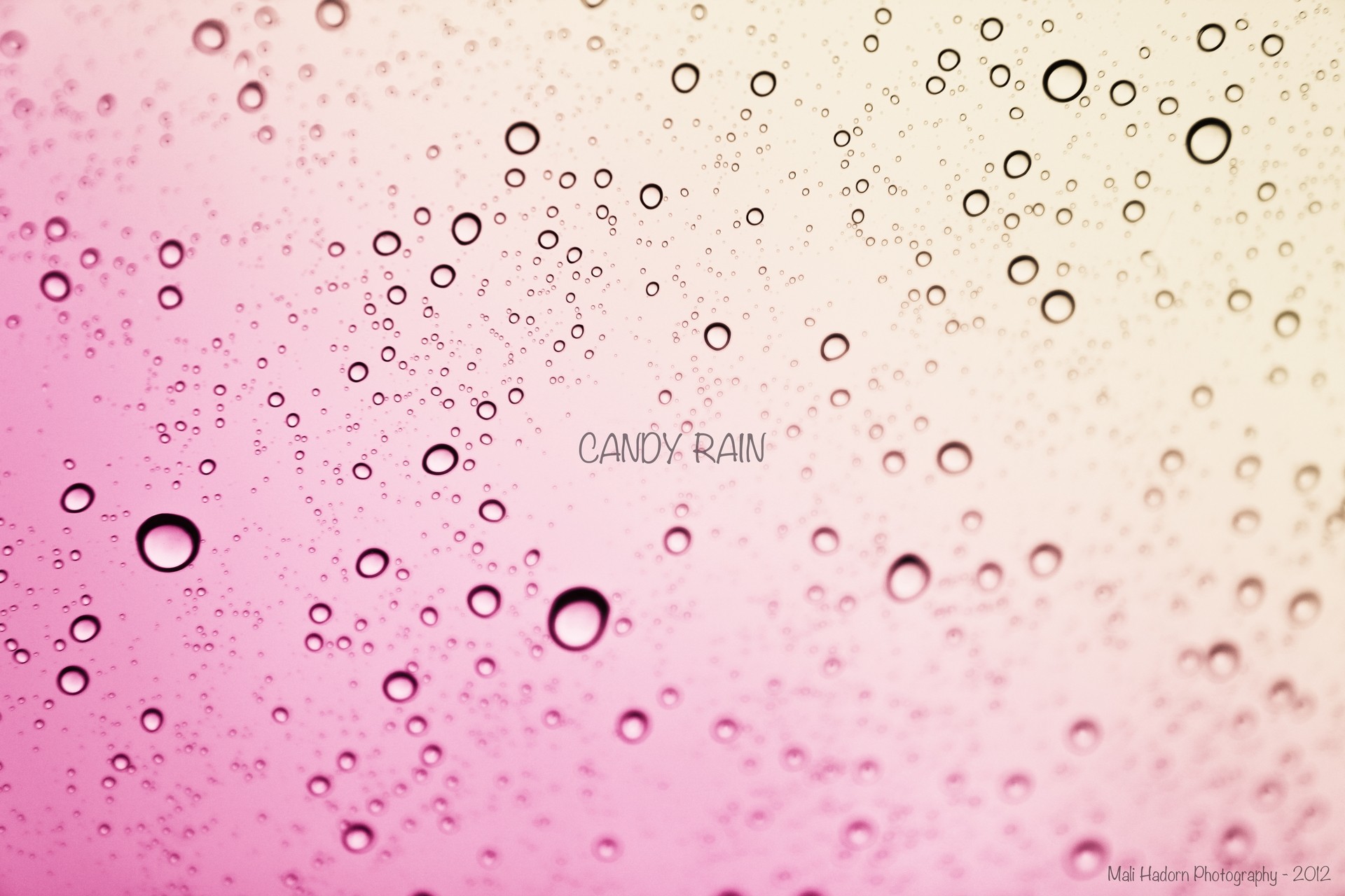 Candy Coated Rain Drops OGQ Backgrounds HD