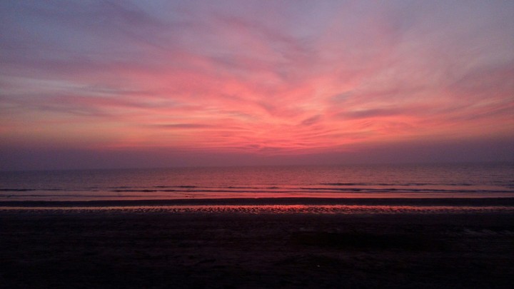 Sunset at beach