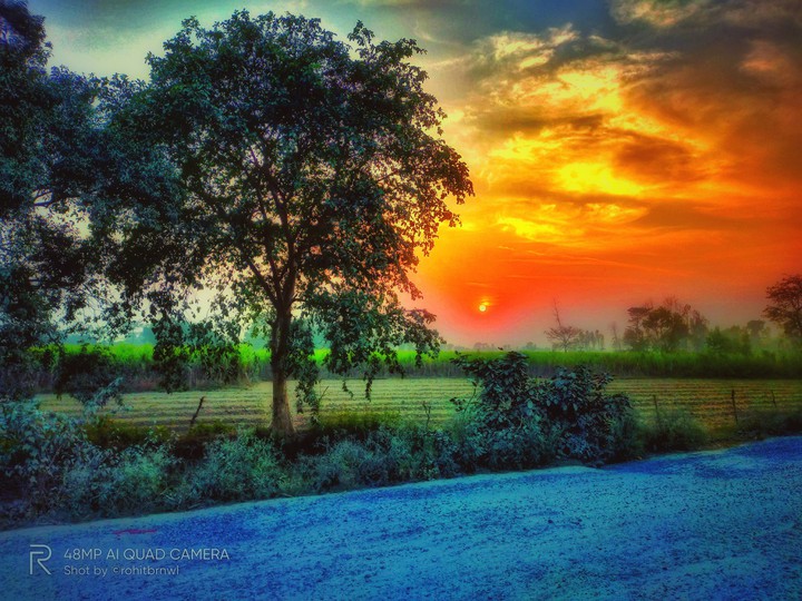 sun set