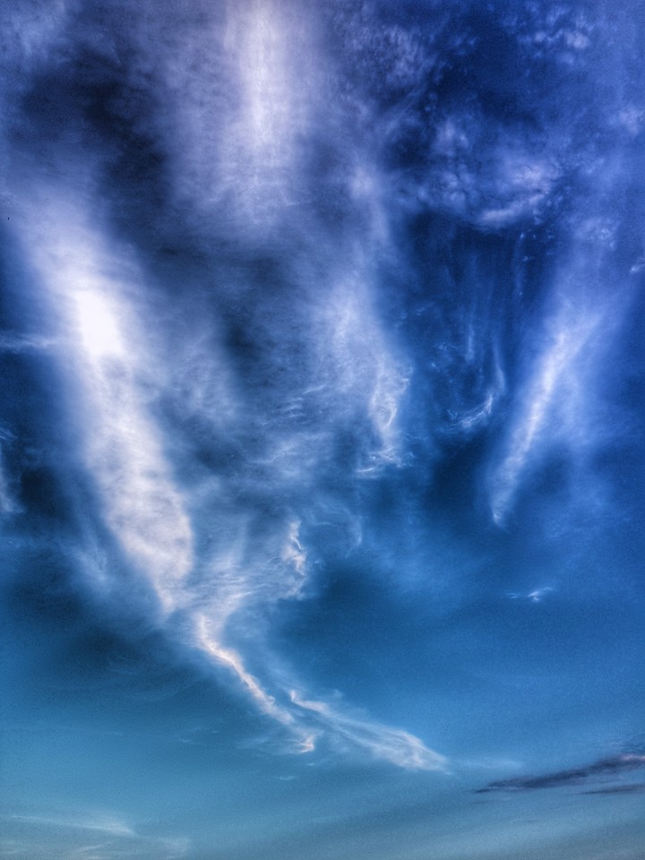 the sky