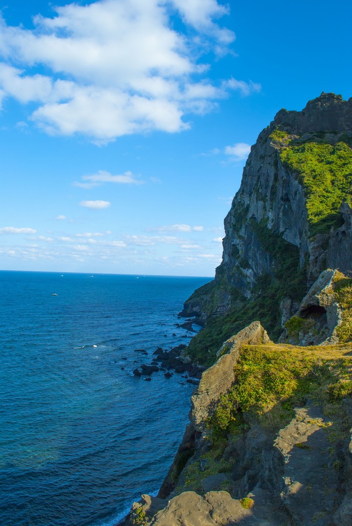 Rock face in Jeju Island