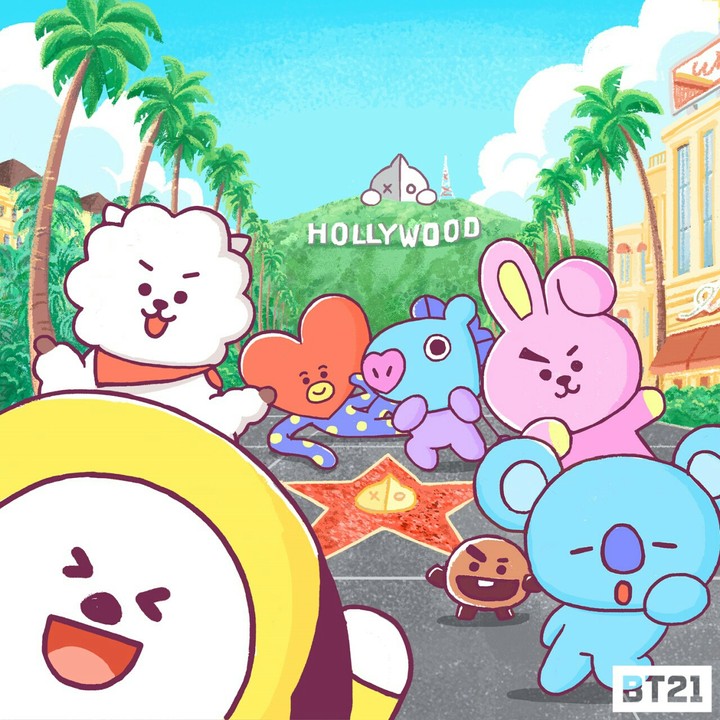 BT21 in Hollywood