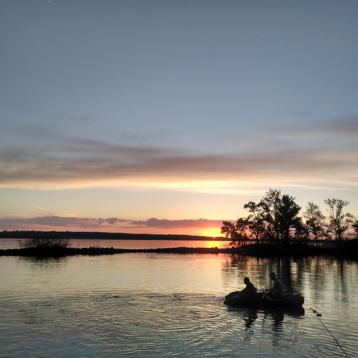 sunset fishing relax homeland