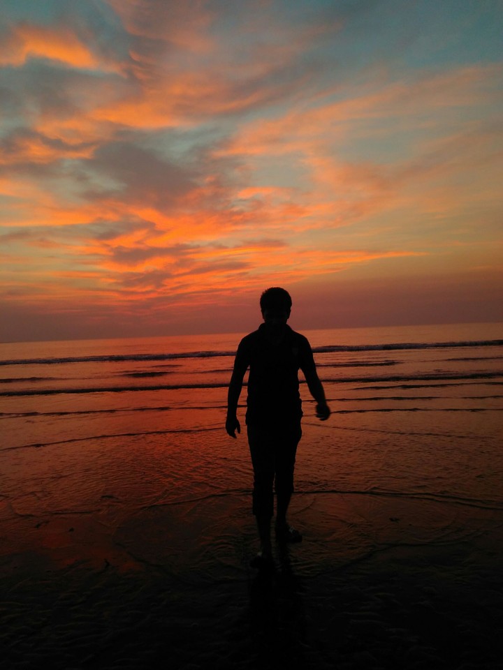 Sunset on Beach 