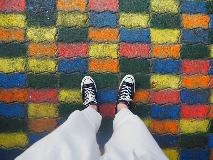 colorful brick