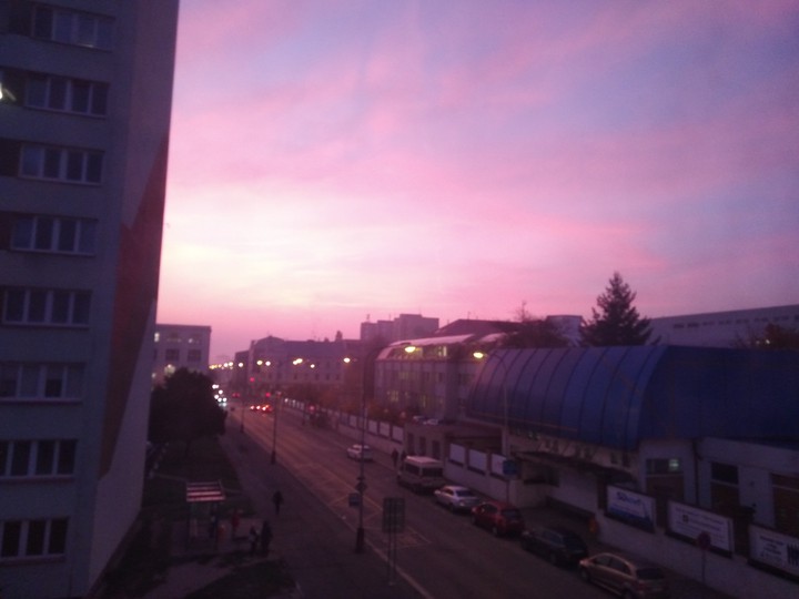 Pink sunset