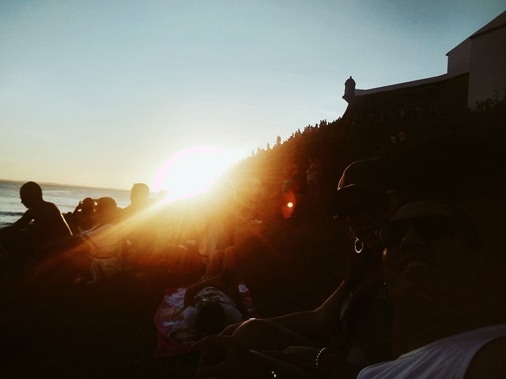 pōr do Sol no farol da Barra