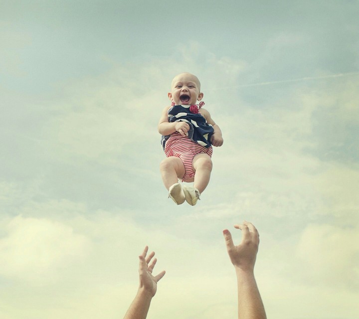 flying Cute Baby