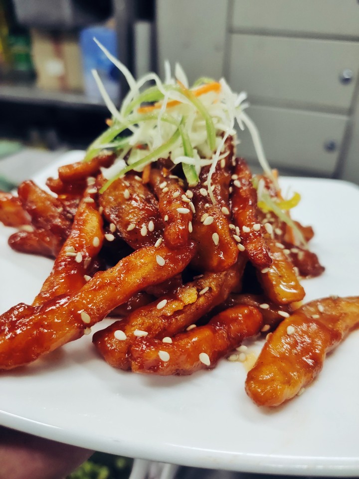 Honey Chilli Potatoes
