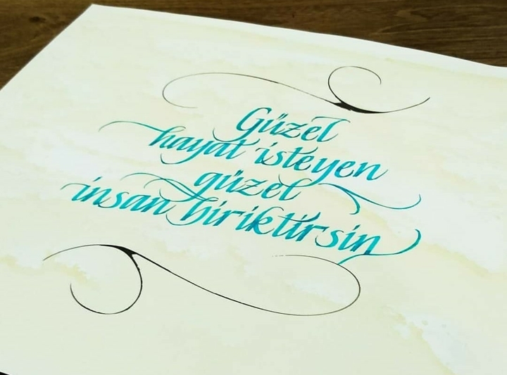 Güzel hayat isteyen güzel insan biriktirsin