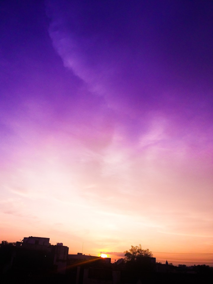 sunset...