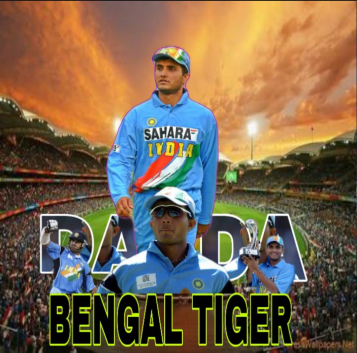 Sourav Ganguly Dada Bengal Tiger