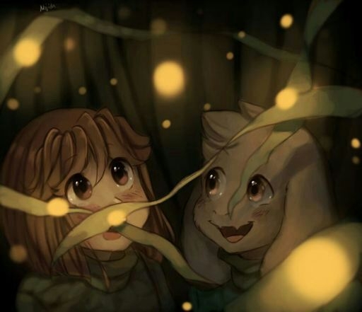 Chara and Asriel