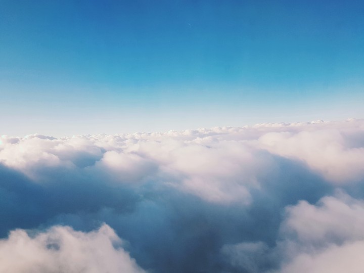 Fluffy clouds