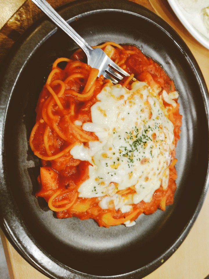 치즈스파게티 냠냠