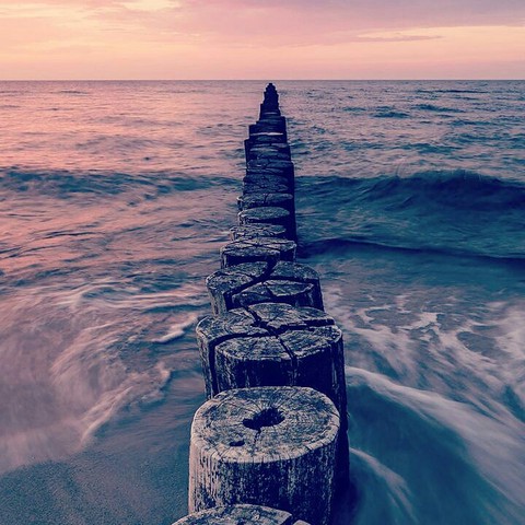 tower, waves Hintergrundbilder