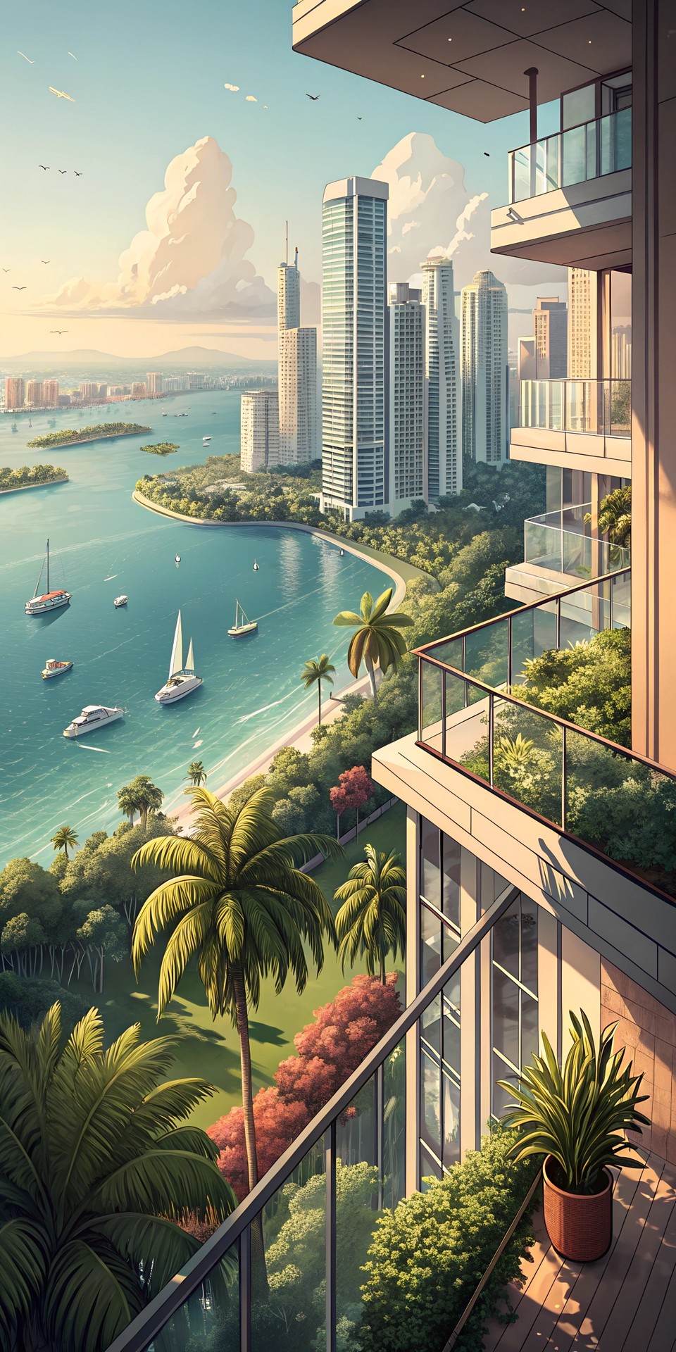 шпалери Skyscraper, metropolis