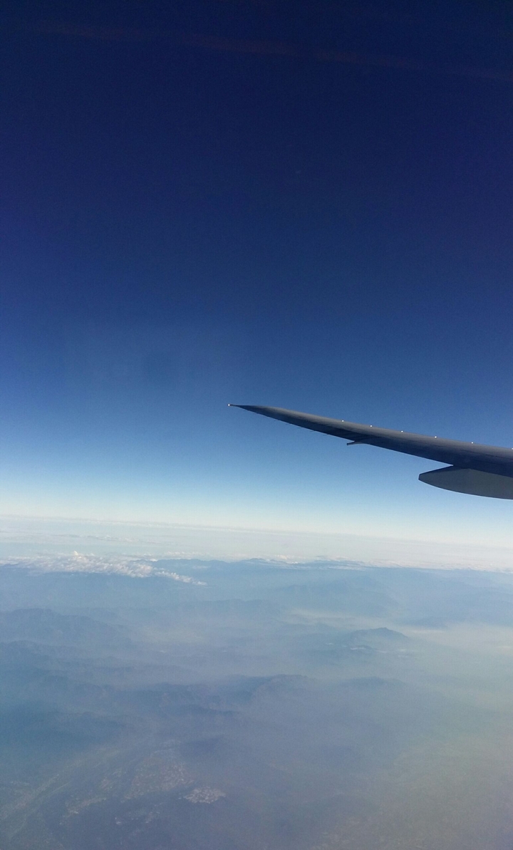 Flying through the horizon