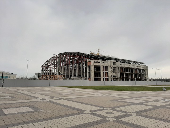Стройка Стадиона в Краснодаре