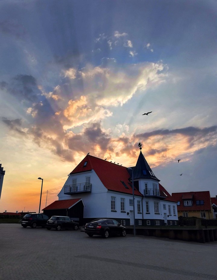 #sunset #nature #sky #sun #spring #denmark #sæby