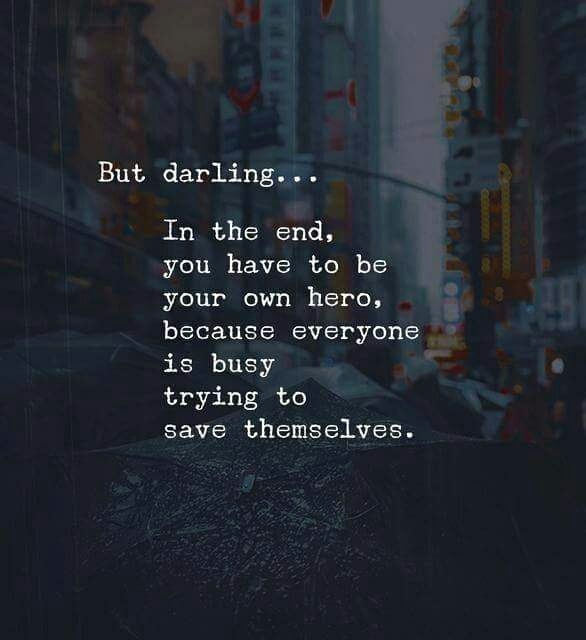In the end...