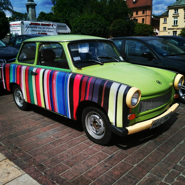 Colorful car