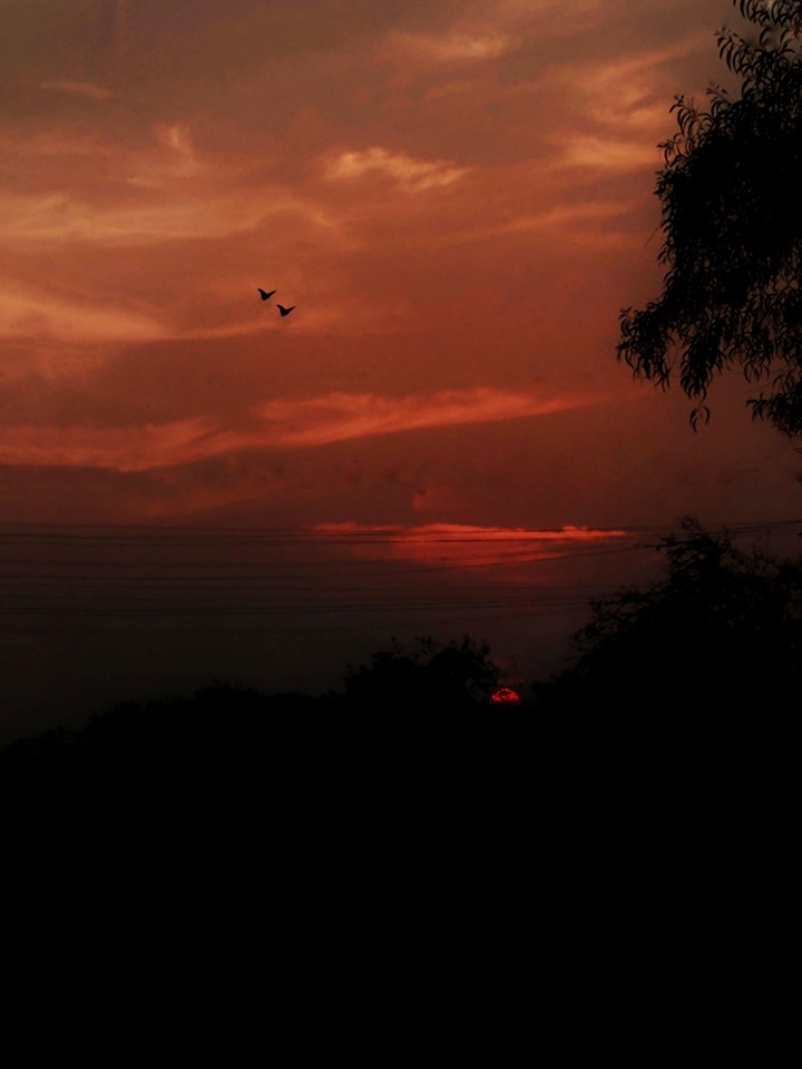 Peaceful sunset