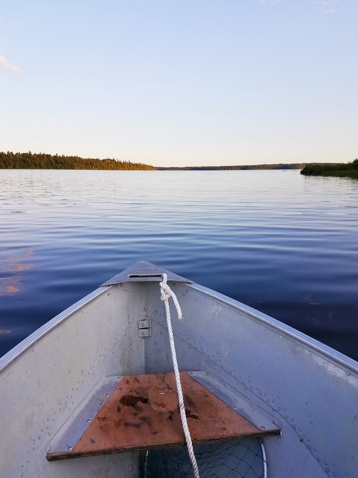 On the water