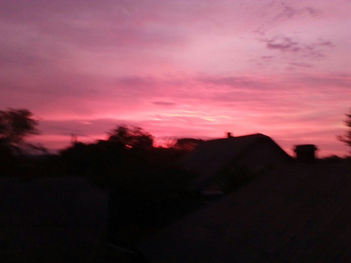 Orange sky