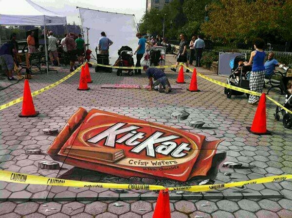 Огромный Kit Kat 3D