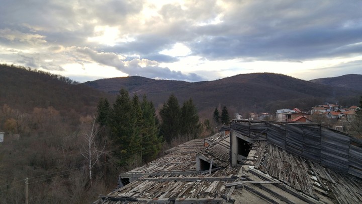 Great view from the top of an abandoned hotel