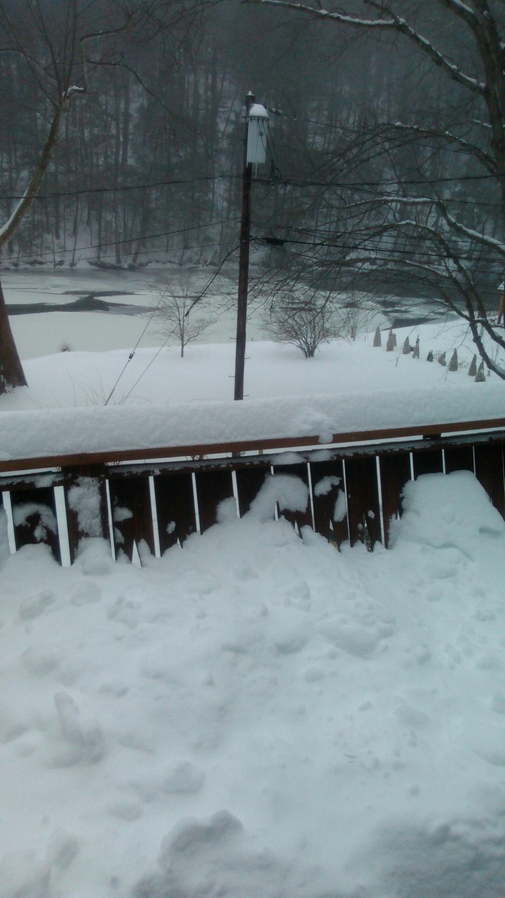 snowing so much