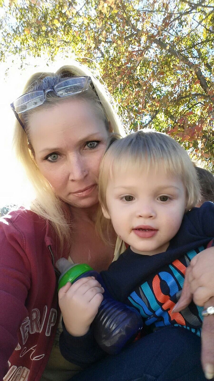 Me and my grandson Ayden