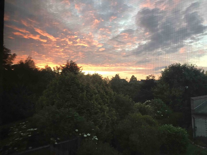 schöner Sonnenuntergang