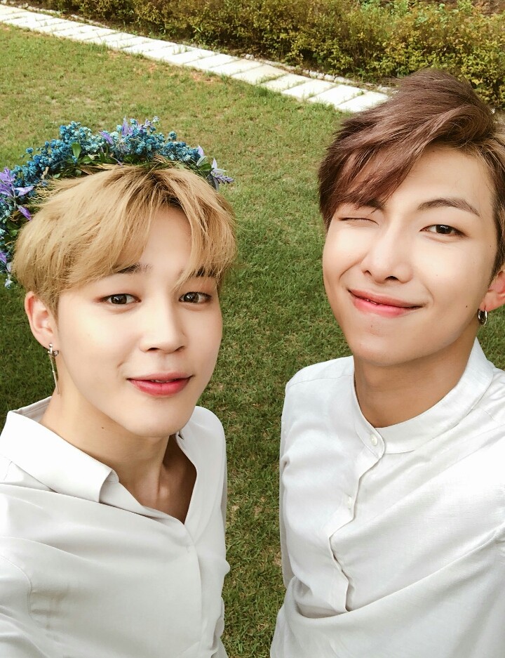 Park Jimin and Kim Namjoon