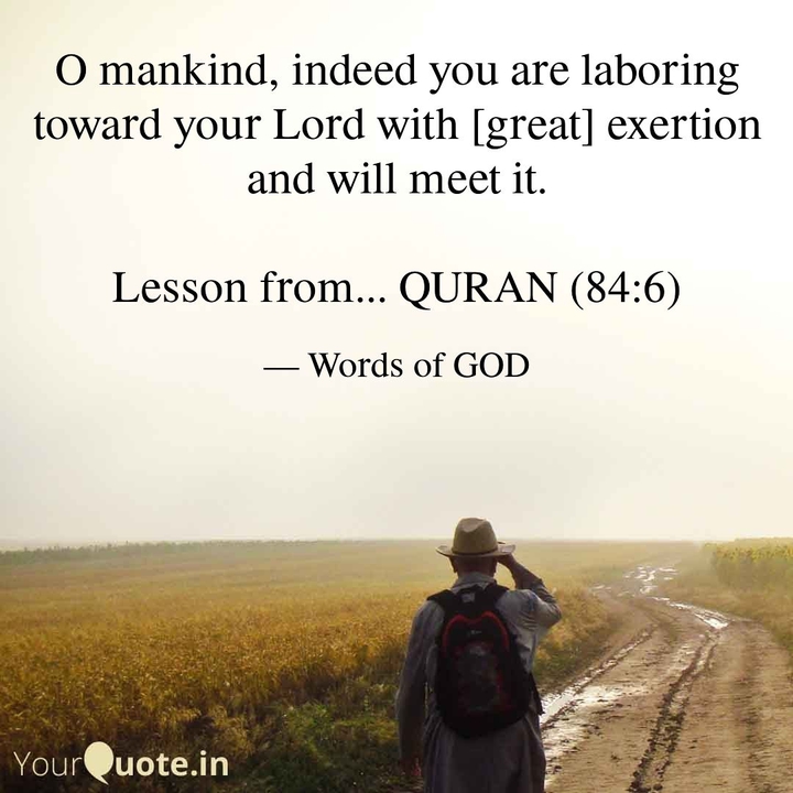 lesson from QURAN