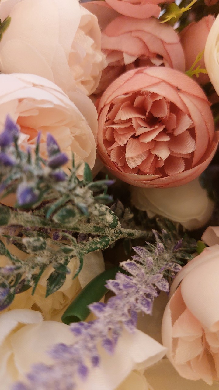 decorated flowers