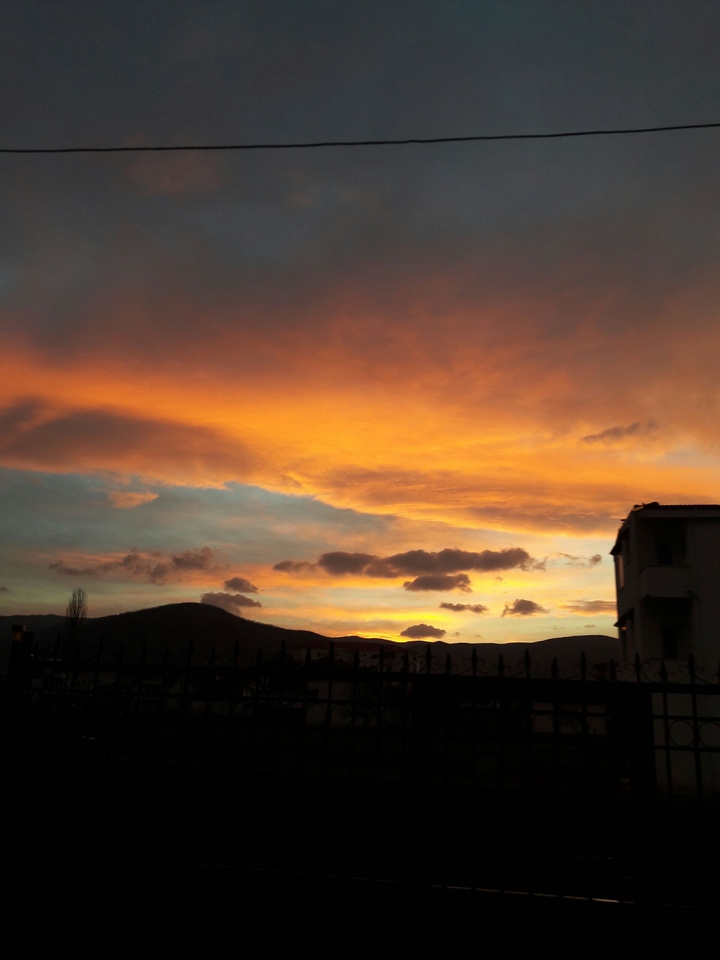 sun set