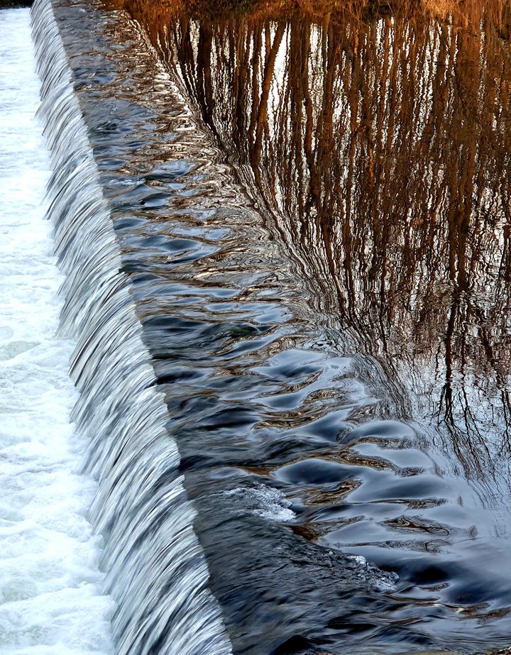 winter river