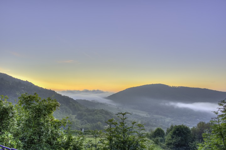 페니체 산의 노을