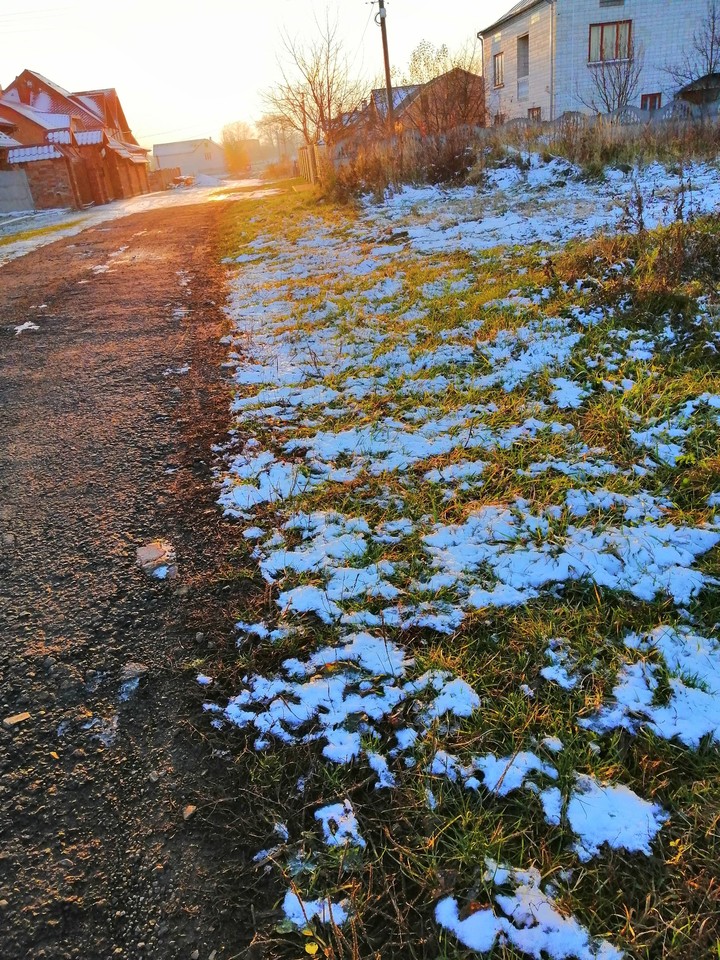 перший сніг