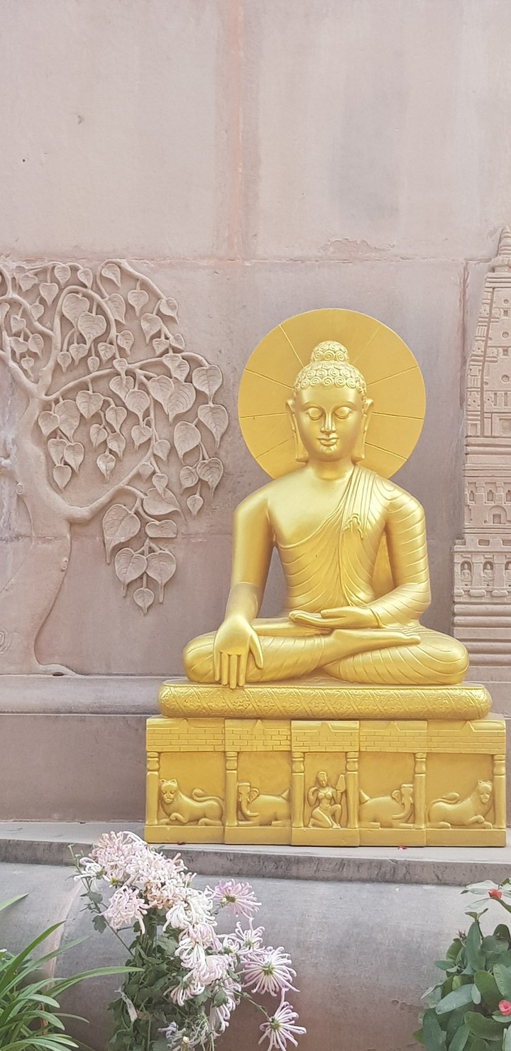 Beautiful sculpture of buddha