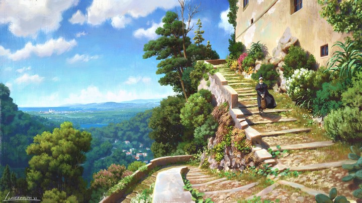 Stairs in Hill