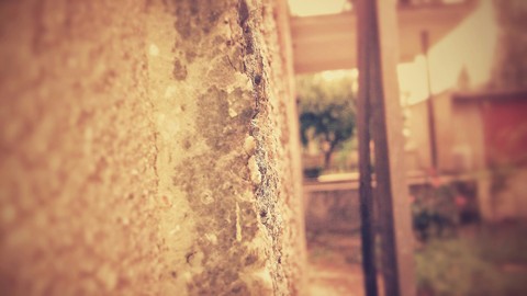 Peeking behind a wall