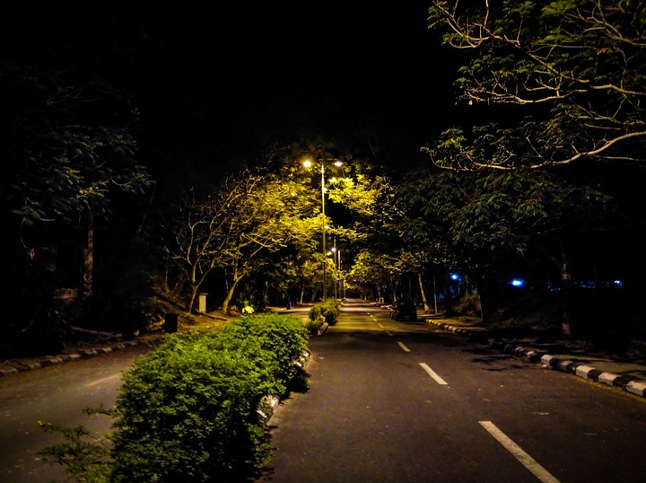 Night# Empty roads