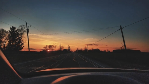 шпалери road, cloud
