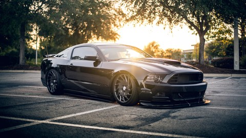 ford mustang shelby black