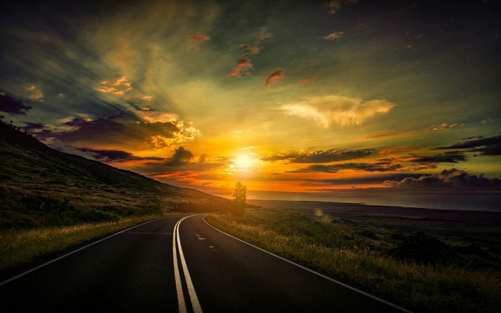 sunset road