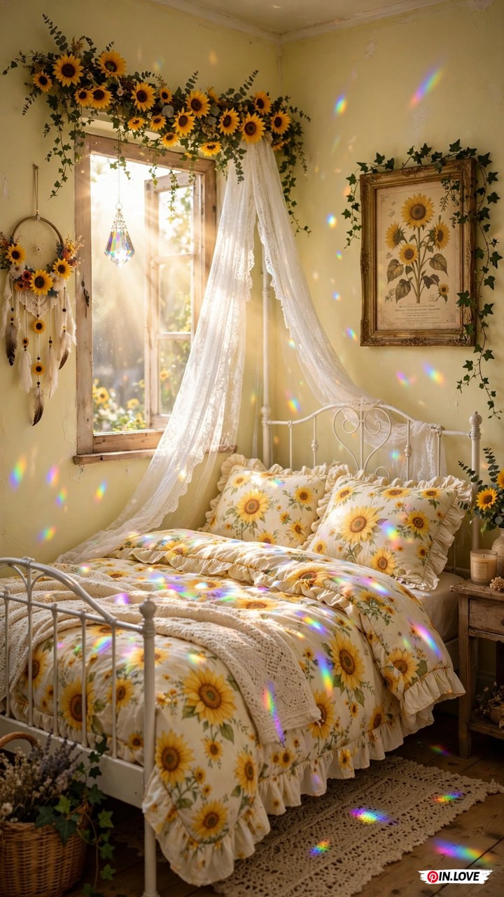 Sunflower bedroom