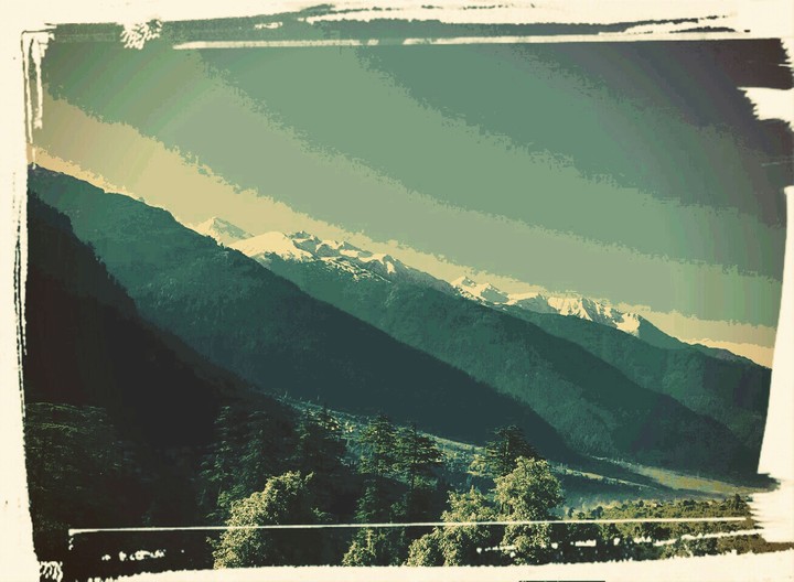 The mountains